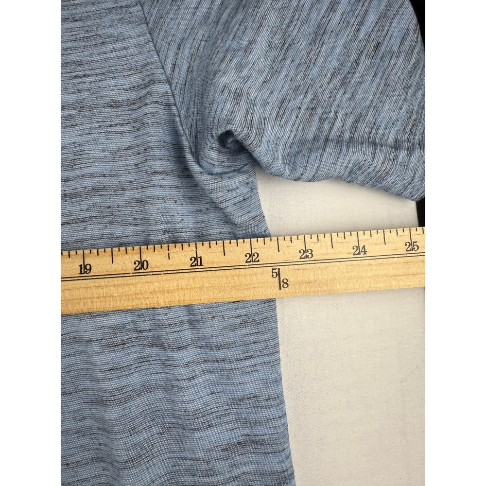 Travis Mathew Polo XL Blue Pacific Dunes Space Dye Heathered Golf Shirt - Picture 3 of 5
